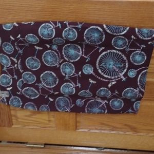 LuLaRoe Cassie. Size M. Bicycle print.